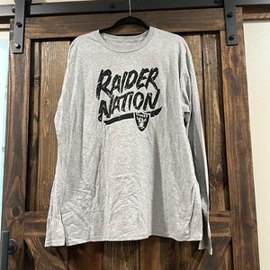 NFL raiders long sleeve shirt